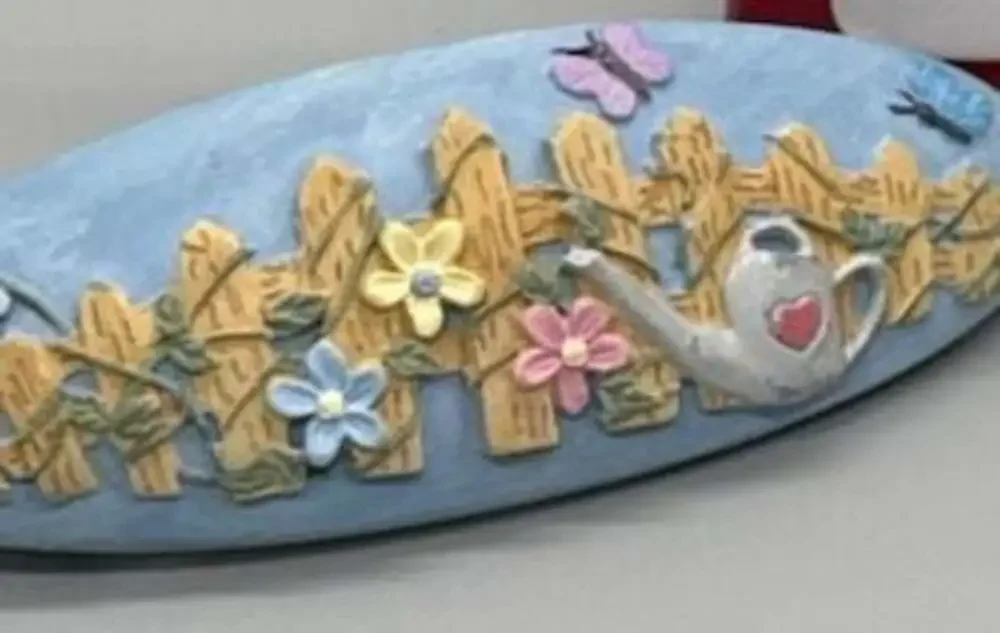 Lot of 3 B&B 3D Hair Barrettes Sculpted Garden Nature Floral Cottagecore Vtg